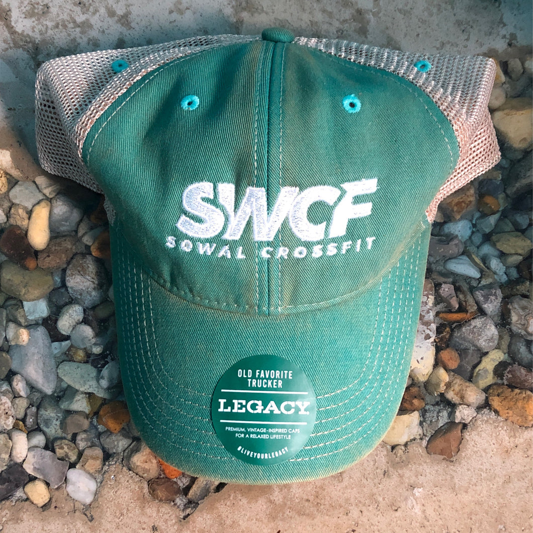 Hat - SWCF - Legacy - Teal - White Embroidery