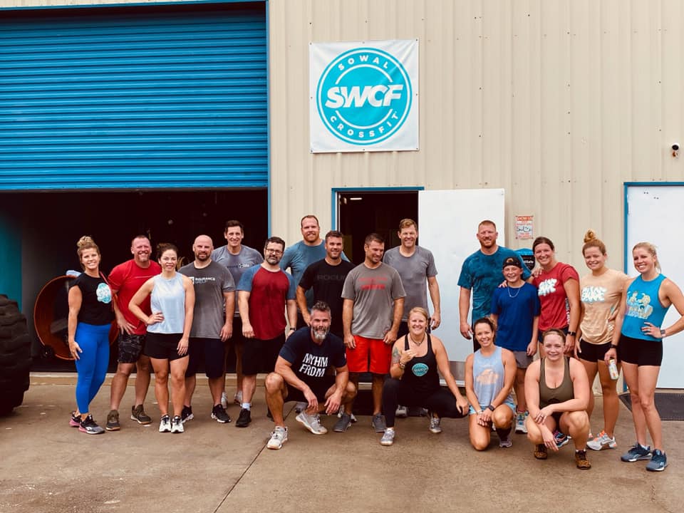 SoWal CrossFit(r) Members after a great workout of the day (WOD).